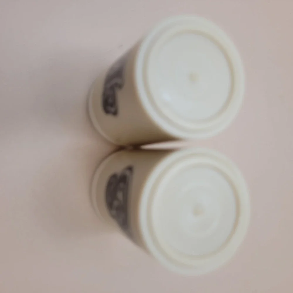 Vintage Plastic Salt and Pepper Shakers Set Cream White Retro Picnic MCM